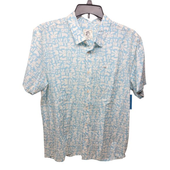 O'Neill Men's Large OG Eco Shirt Comfort Fit Button Up Surf Cali NWT O'riginals - Picture 1 of 8